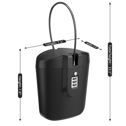 Safe Box 2L 3-Digit Combination Lock