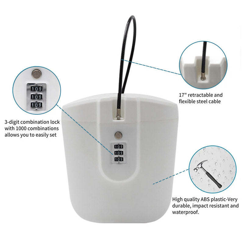 Safe Box 2L 3-Digit Combination Lock